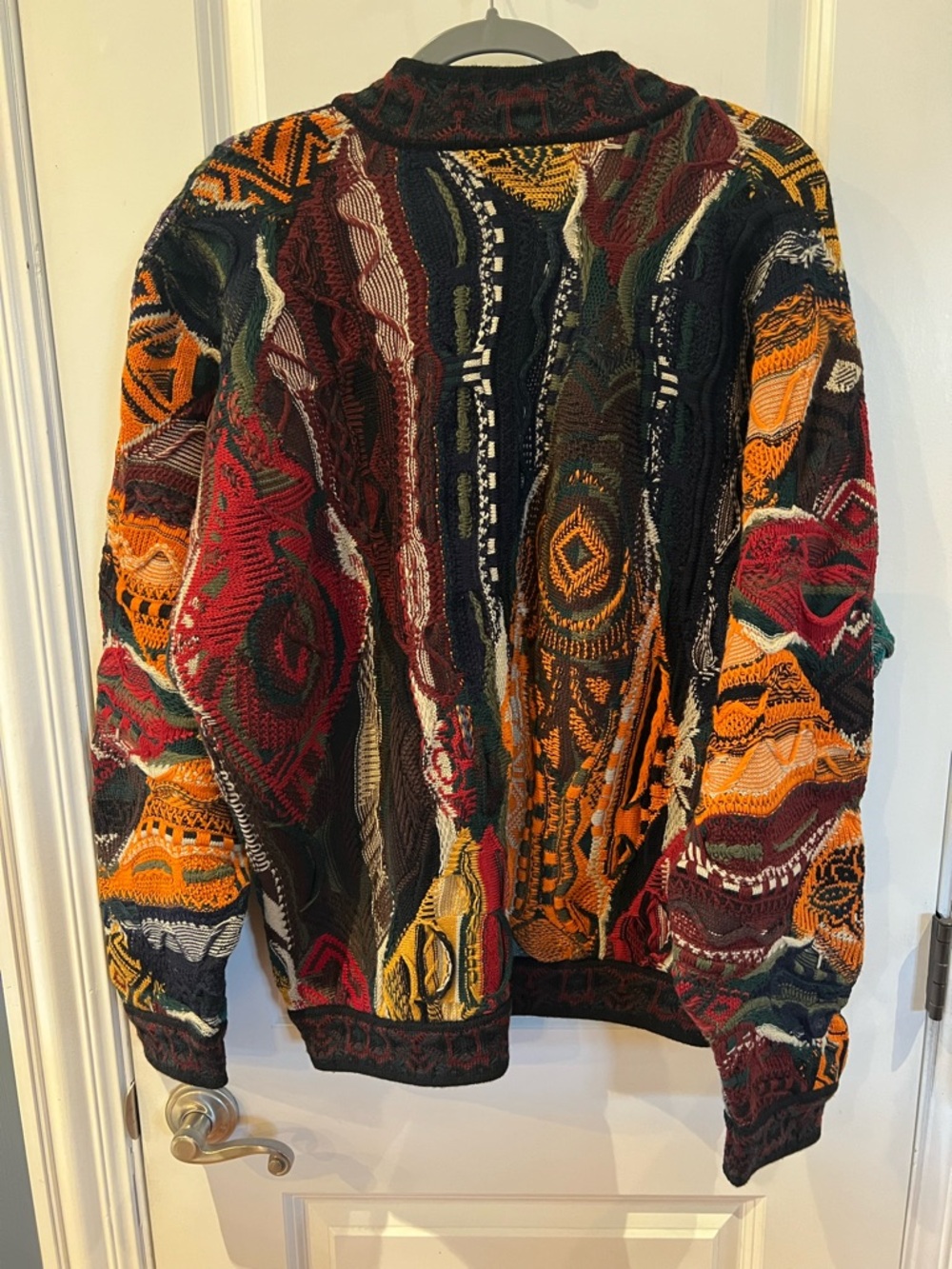 COOGI Multicolor V-Neck Knit Sweater Size Large  Excellent 
RARE - Picture 2 of 16
